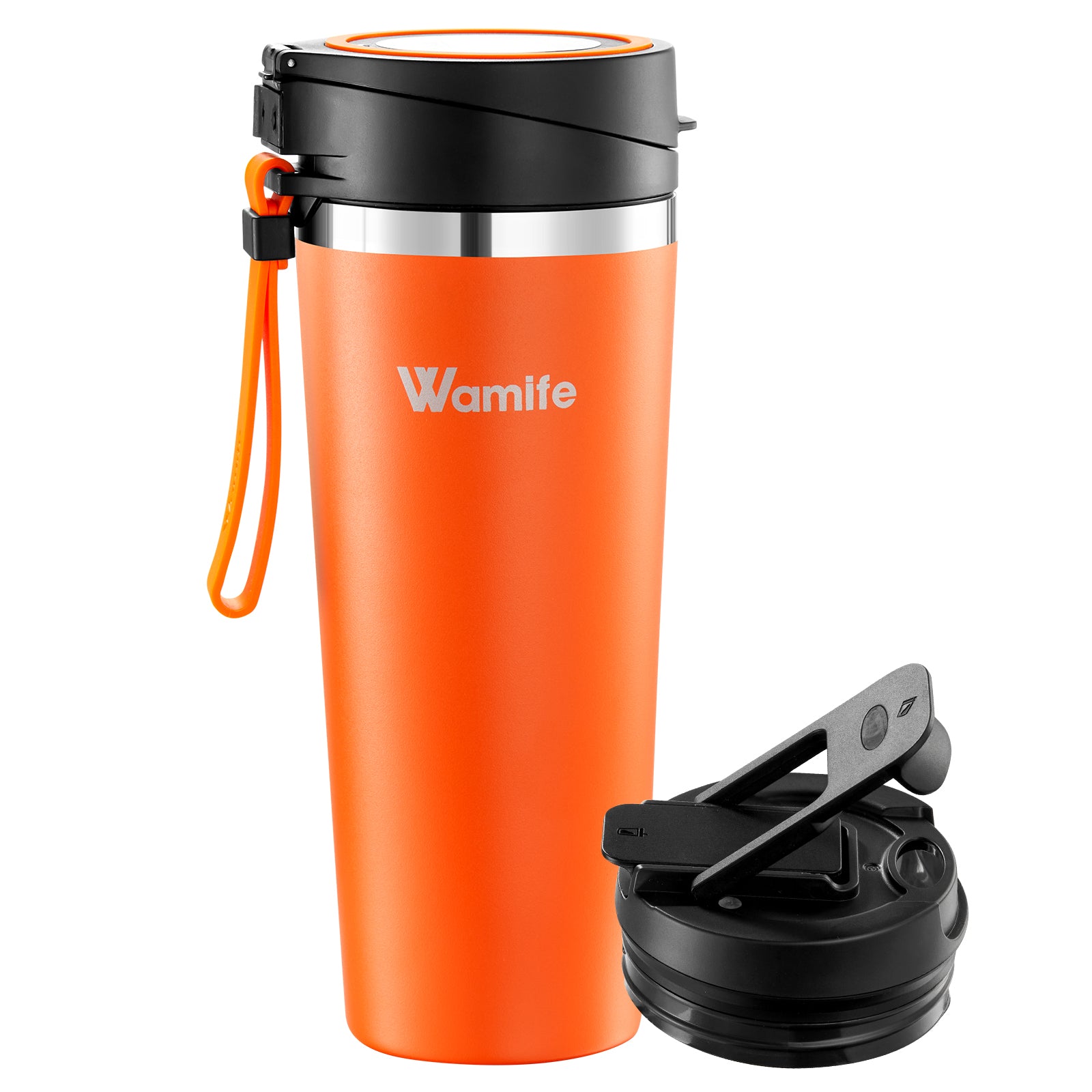 Personal Blender for Shakes and Smoothies with 16Oz Travel Cup and Lid –  Wamife